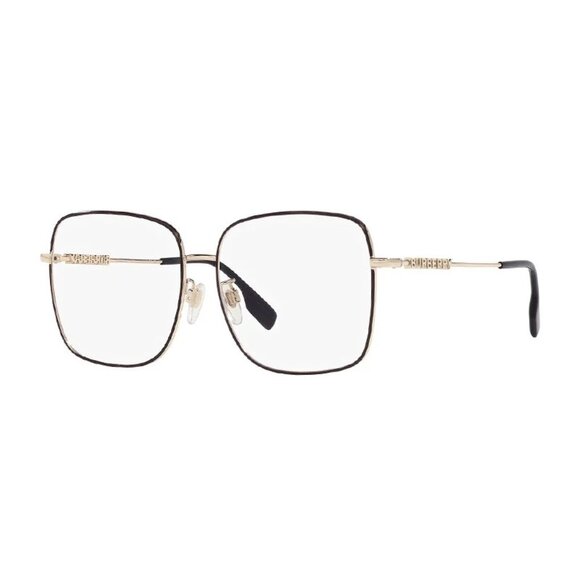 NEW BURBERRY EYEGLASSES BLACK GOLD WOMEN EYEWEAR BURBERRY - Picture 1 of 4